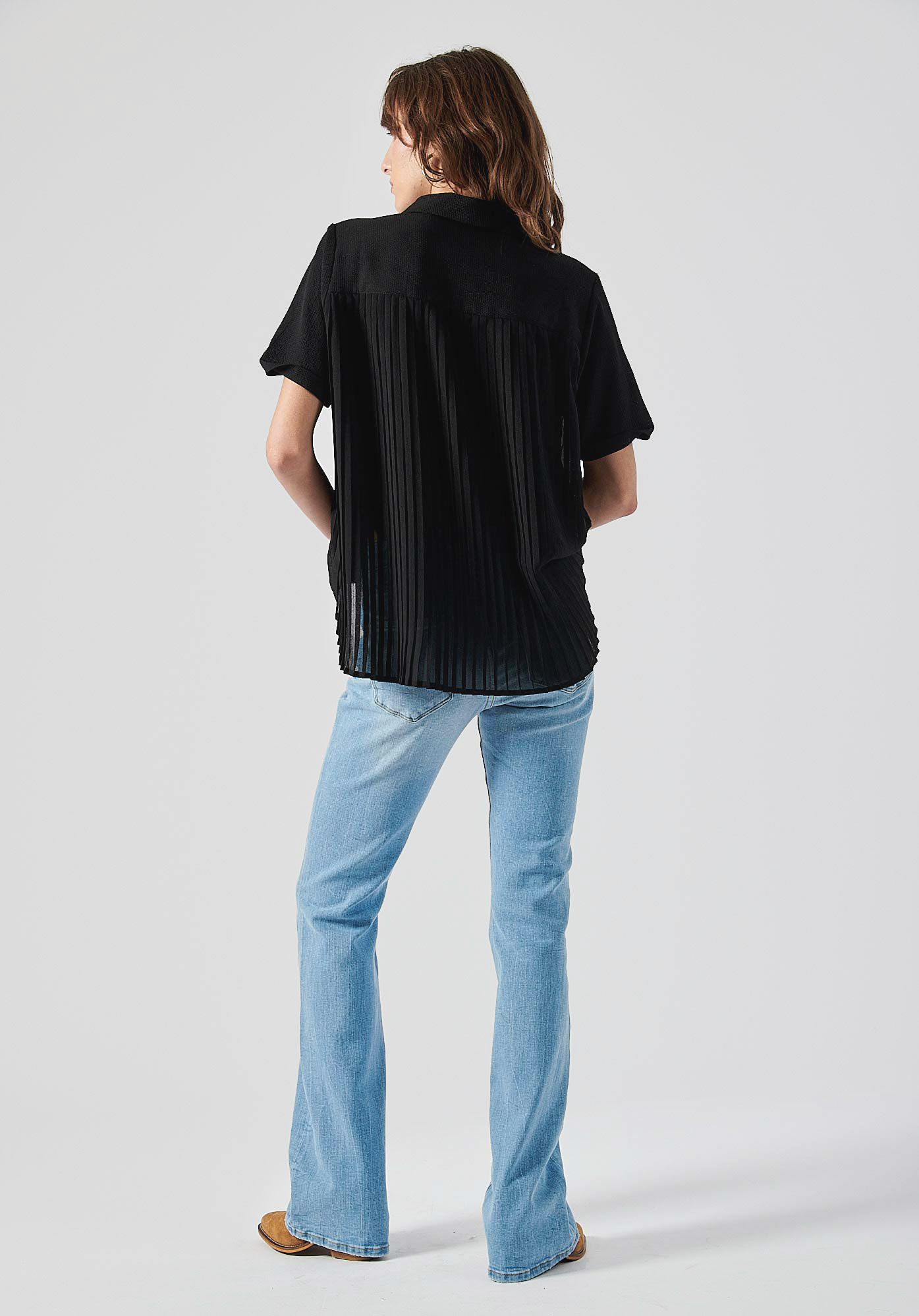 CHAFI  Blouse noire femme