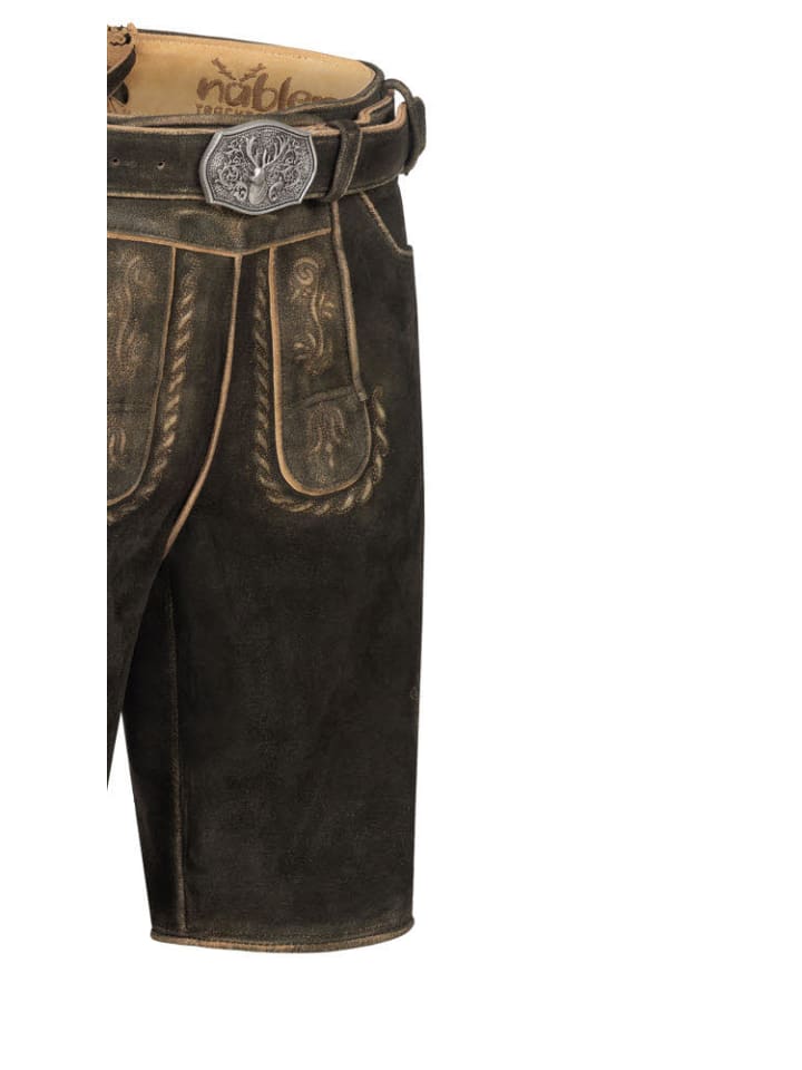 Nübler Lederhose kurz Lederhose Sebastian in Moor günstig kaufen