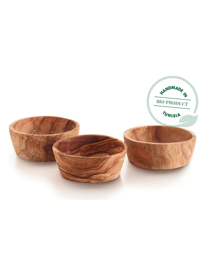 Sauter 3er-Set: Servierschüsseln in Natur - Ø 10 cm günstig kaufen onesize