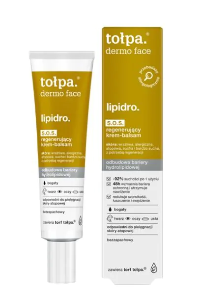 Tołpa Dermo Face Lipidro SOS - Regenererende crème-balsem 40 ml