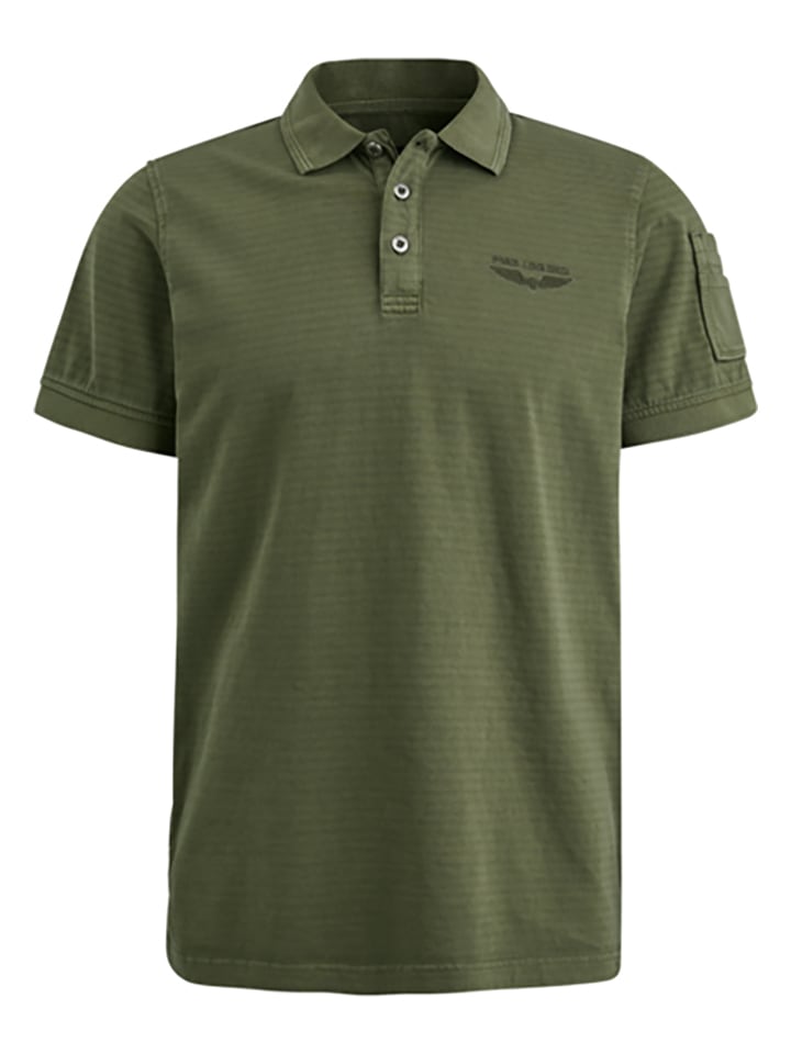 PME Legend Poloshirt in Khaki günstig kaufen