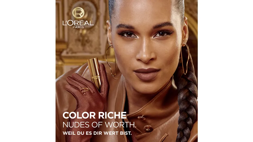 L'ORÉAL PARIS Lippenstift Color Riche Satin Nude 4.3 g Worth It - 601