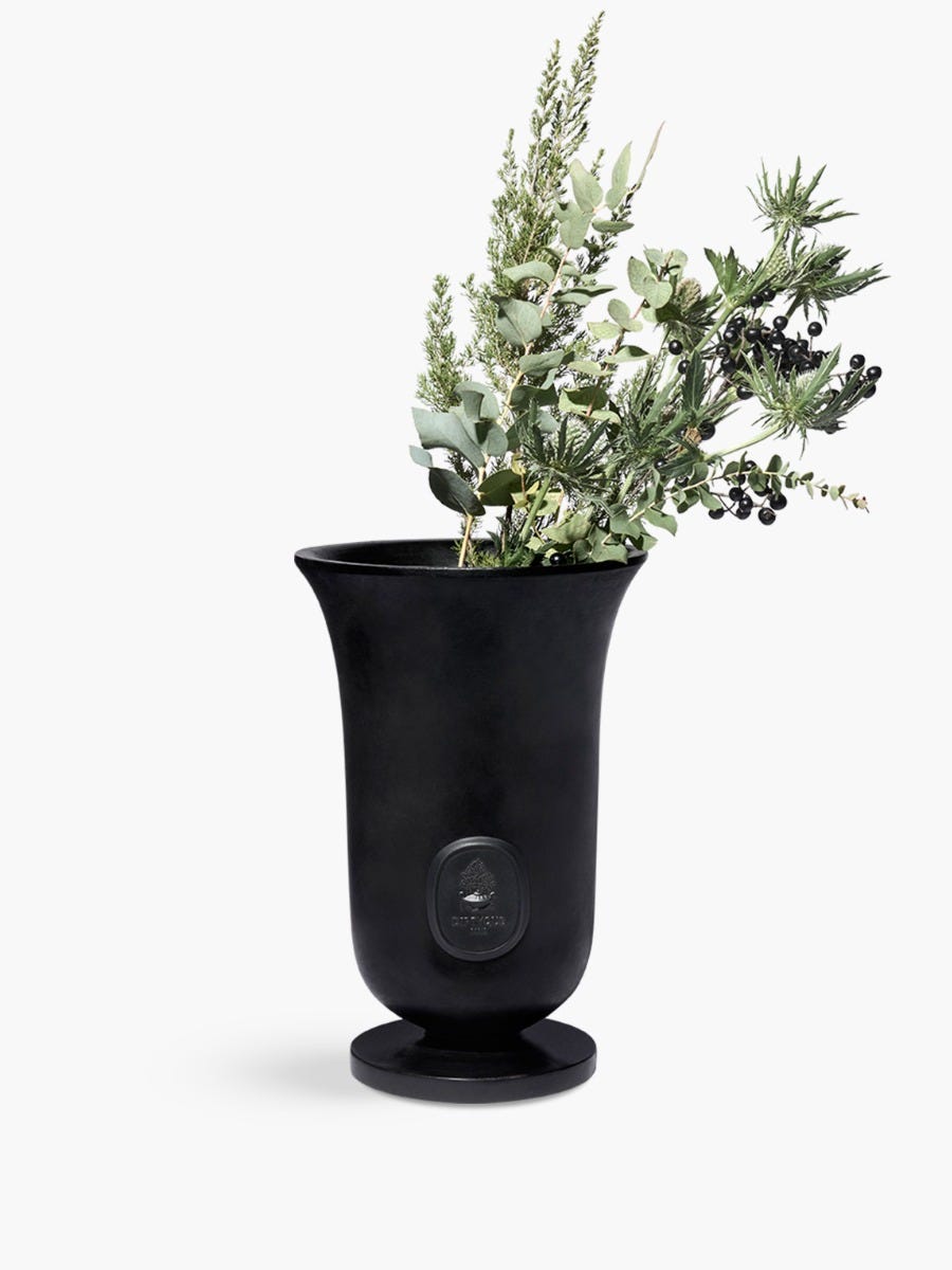 Vase Médicis noir - Grand modèle
