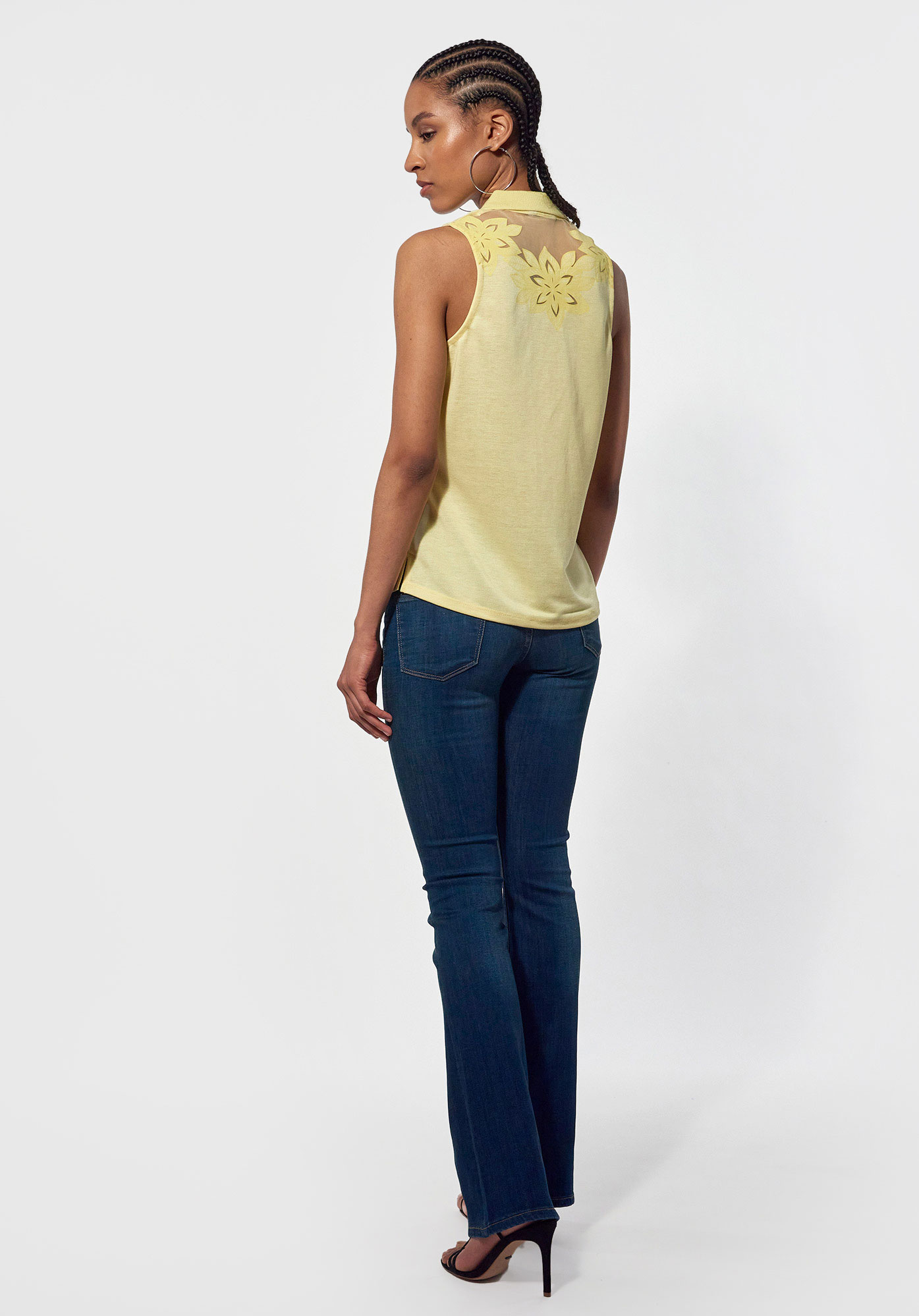 PAXI  Polo jaune régular Femme