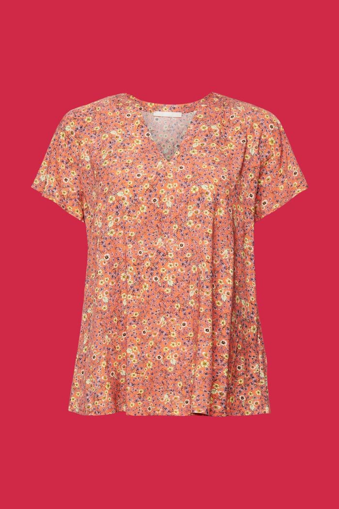 Bluse mit Muster, LENZING™ ECOVERO™
