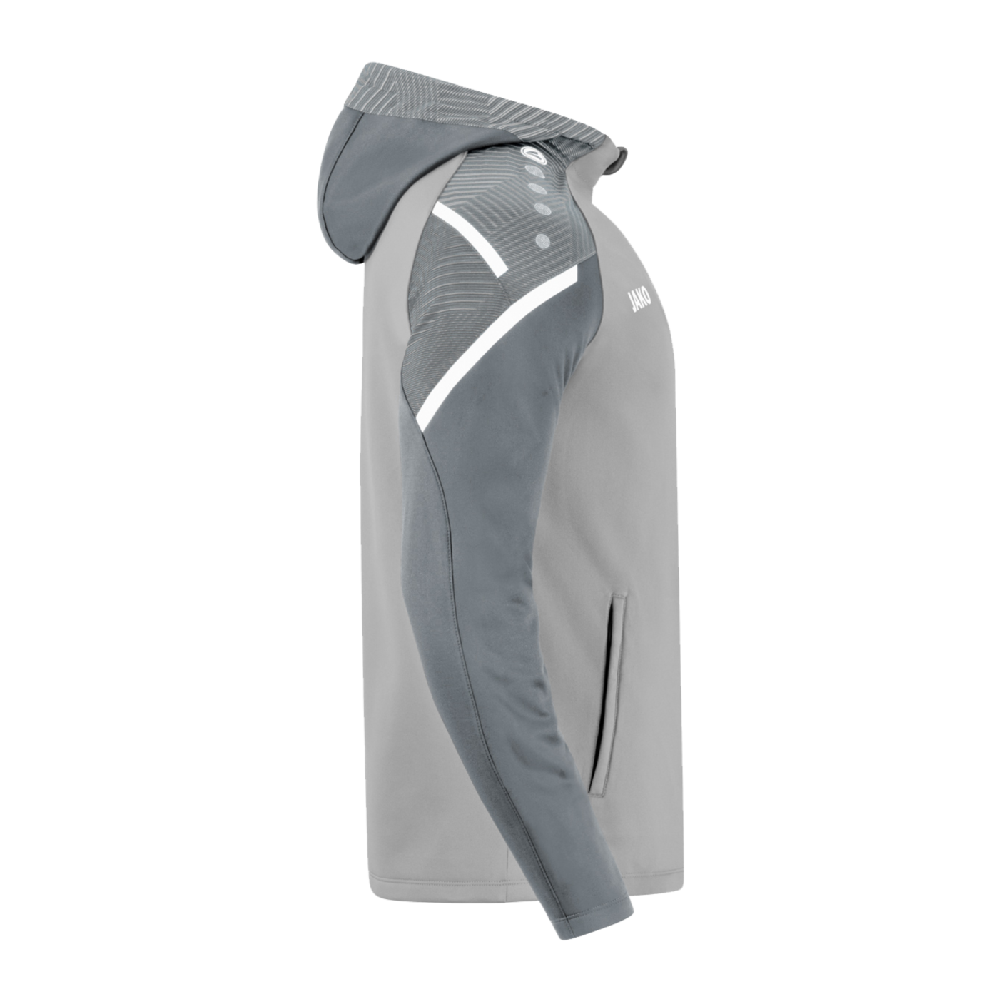 JAKO Performance Kapuzenjacke Grau F845