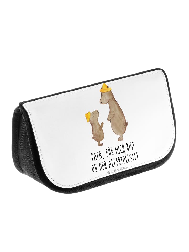 Mr. & Mrs. Panda Kosmetiktasche Bären mit Hut mit Spruch in Weiß günstig kaufen onesize