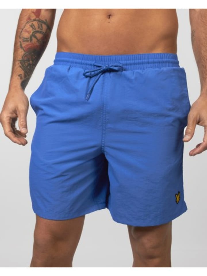 Lyle & Scott Badeshorts in Blau günstig kaufen