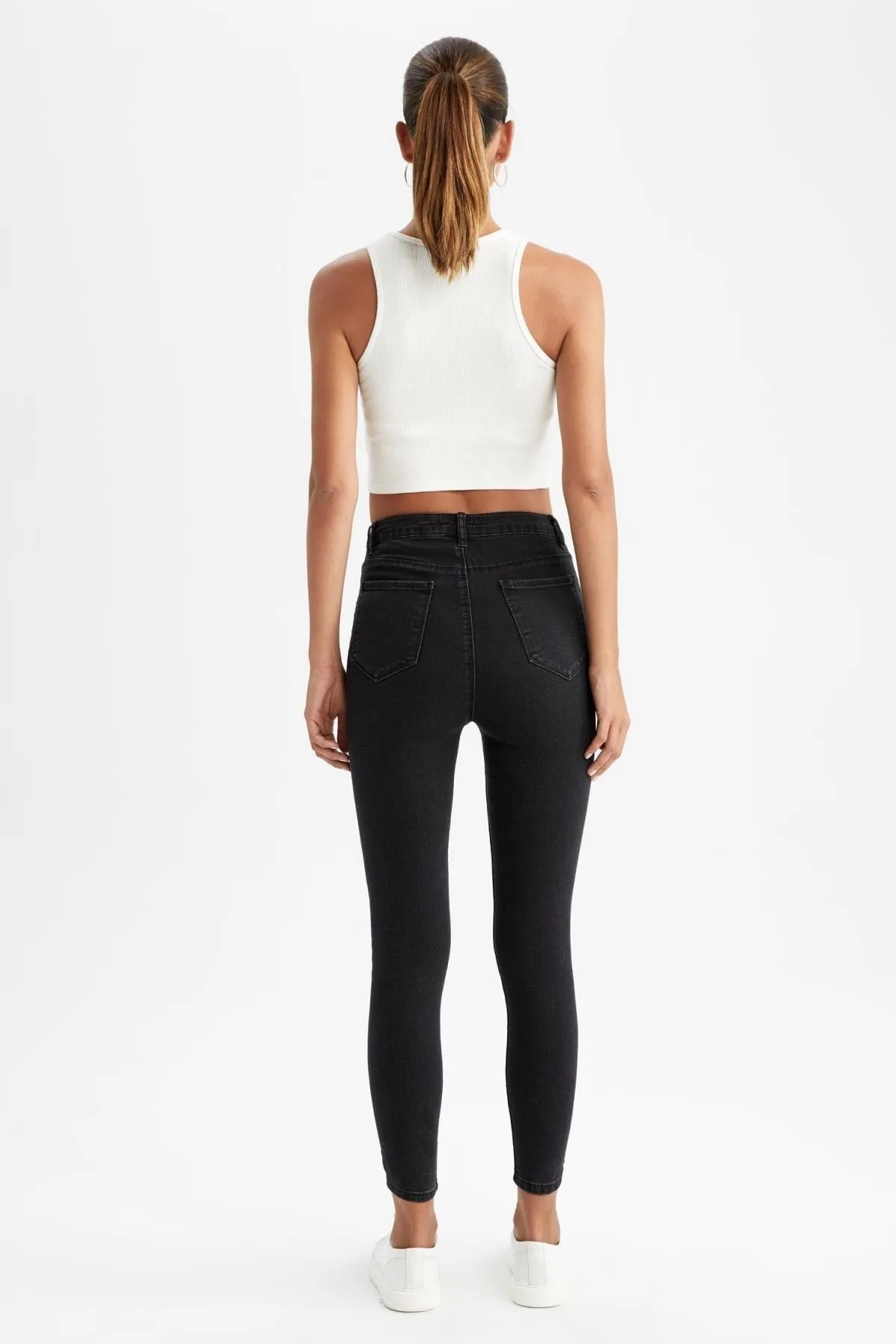DeFacto  Super Skinny Fit Jeanshose mit hoher Taille