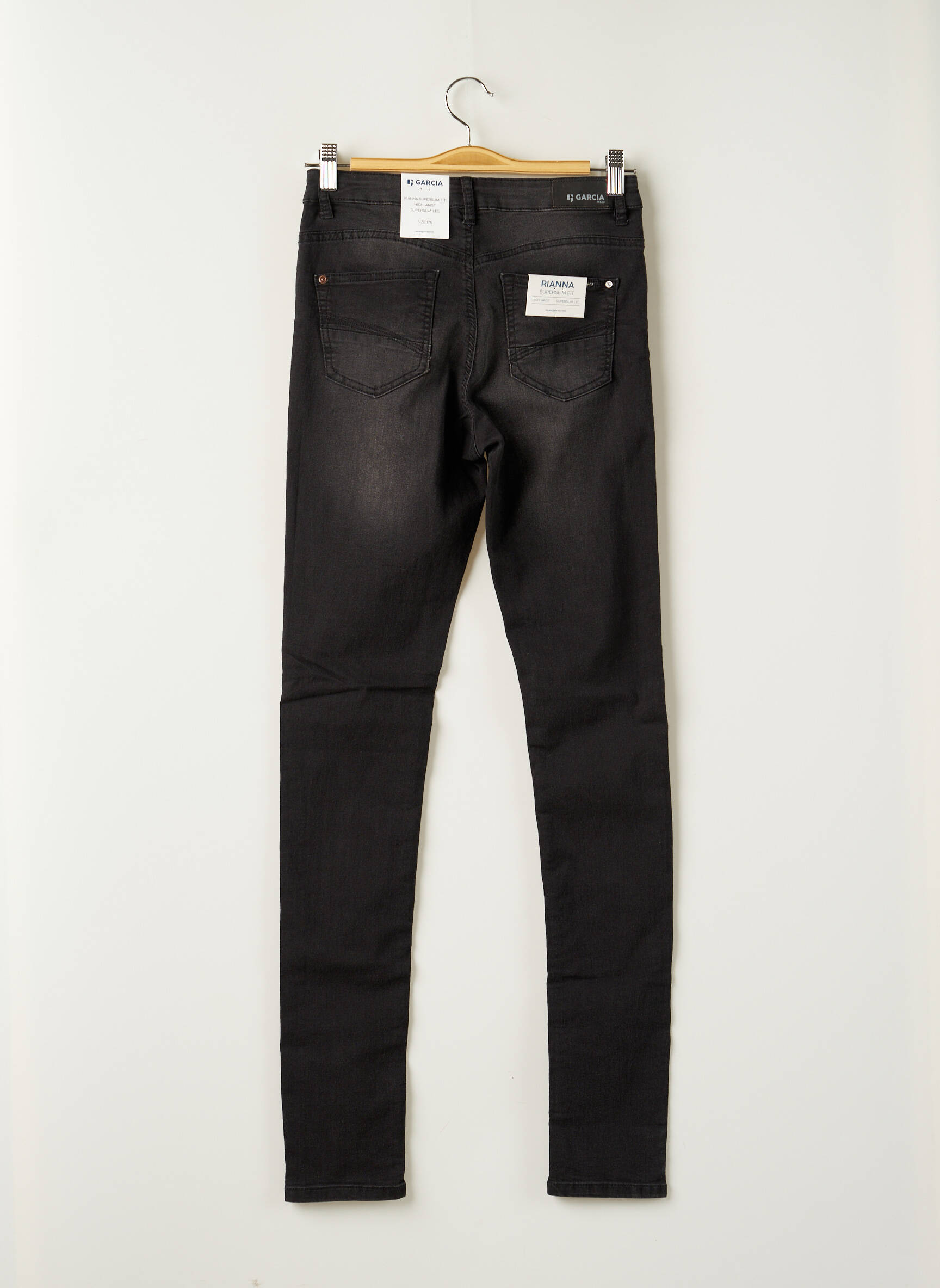 Garcia Jeans Skinny Fille couleur noir