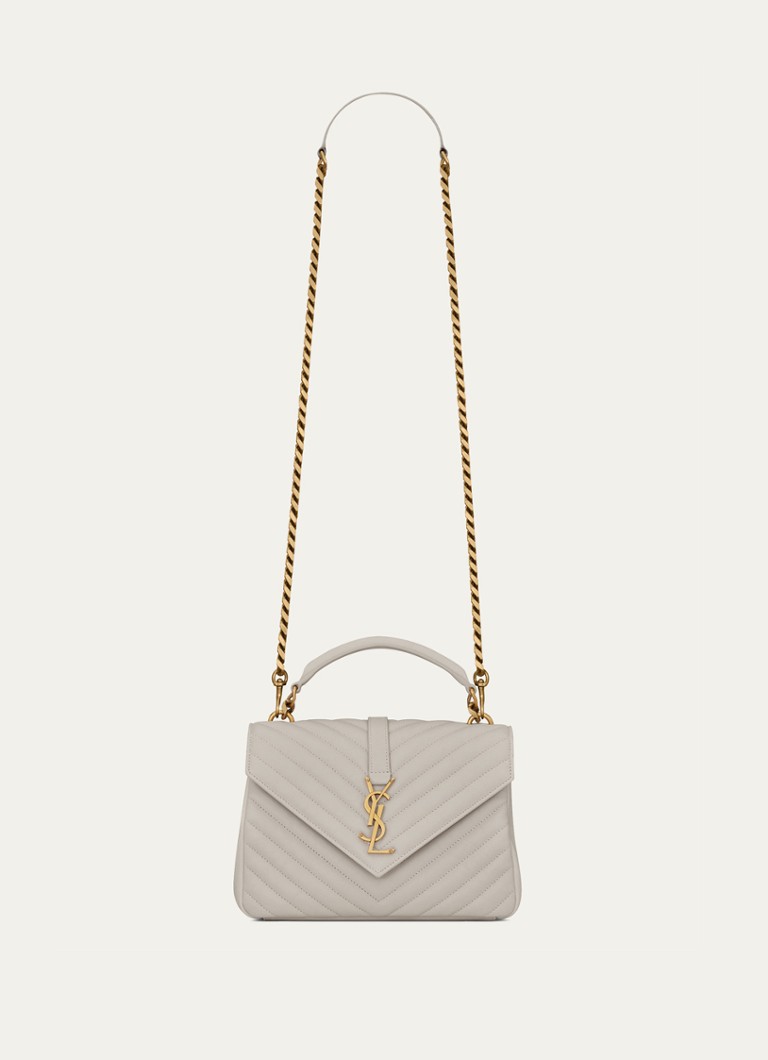 Saint Laurent College Medium crossbody bag in quilted calfskin