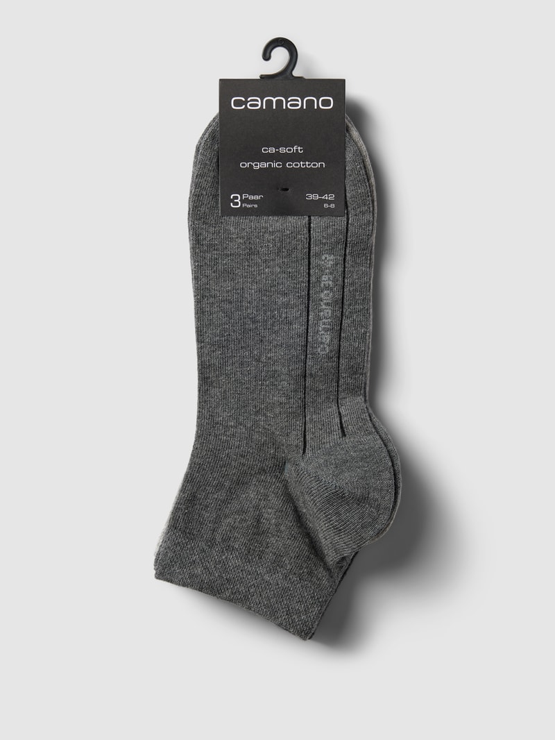Socken mit Stretch-Anteil im 3er-Pack in mittelgrau