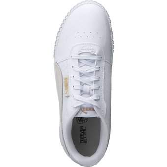 PUMA Carina 2. Logobsession Sneaker in weiß