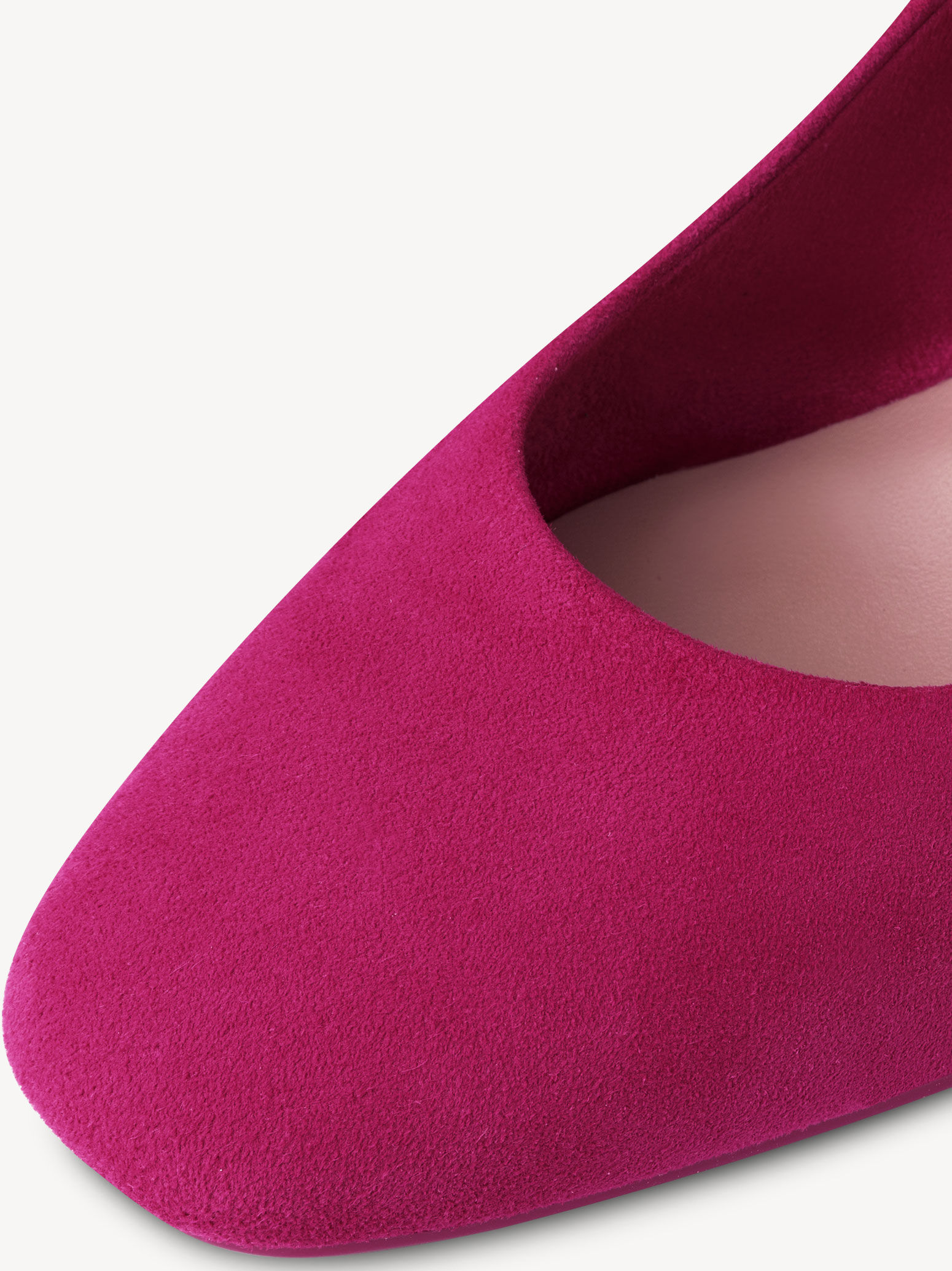 Escarpin en cuir - rose fuchsia