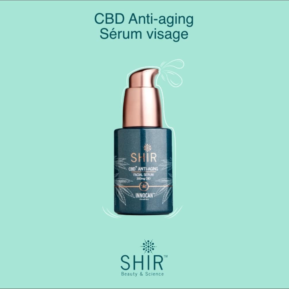 SHIR BEAUTY Sérum facial antiedad concentrado con CBD