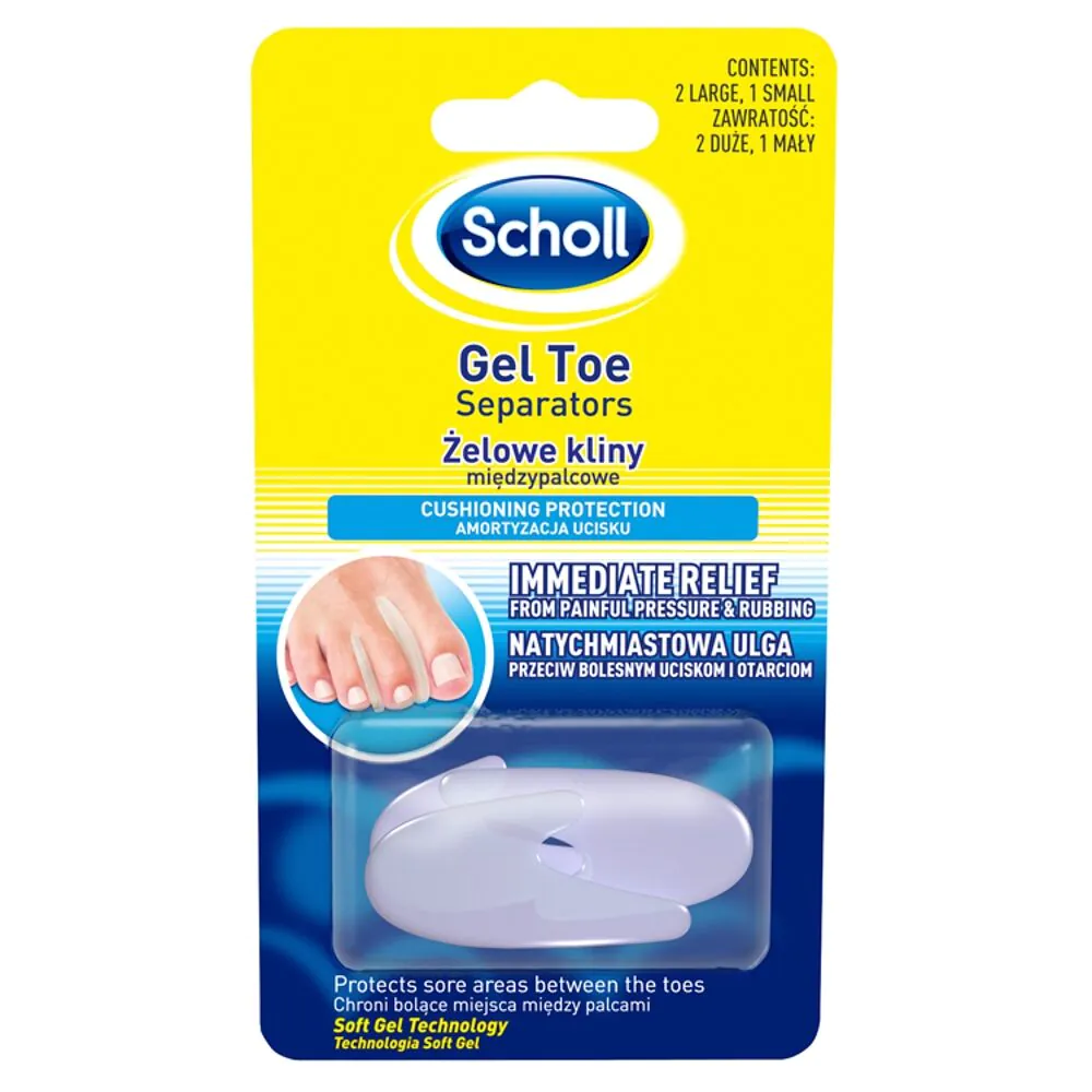 Scholl Gelactiv интердигитални клинови, 3 комада