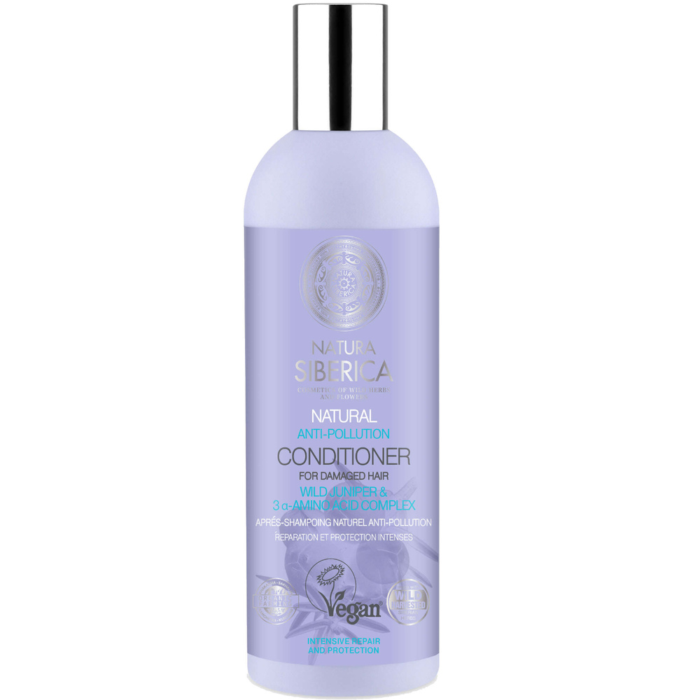 Natura Sibérica Après-Shampoing Anti-Pollution Soin Capillaire Réparation et Protection Intense