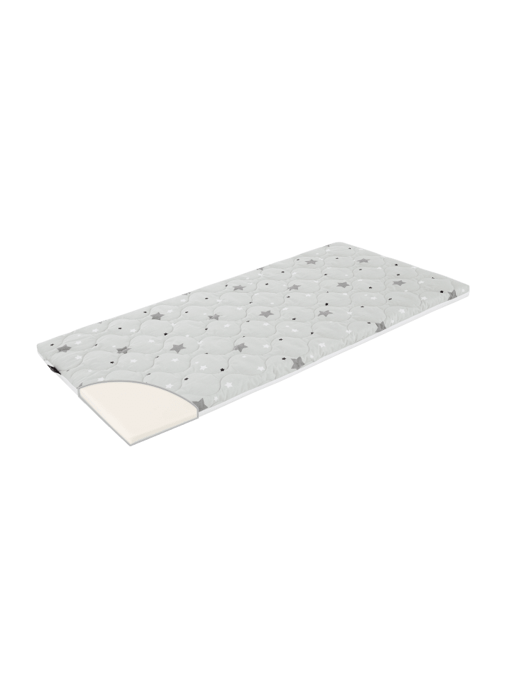 Träumeland Reisebettmatratze Exclusiv 60 x 120 cm in Sterne Grau günstig kaufen onesize