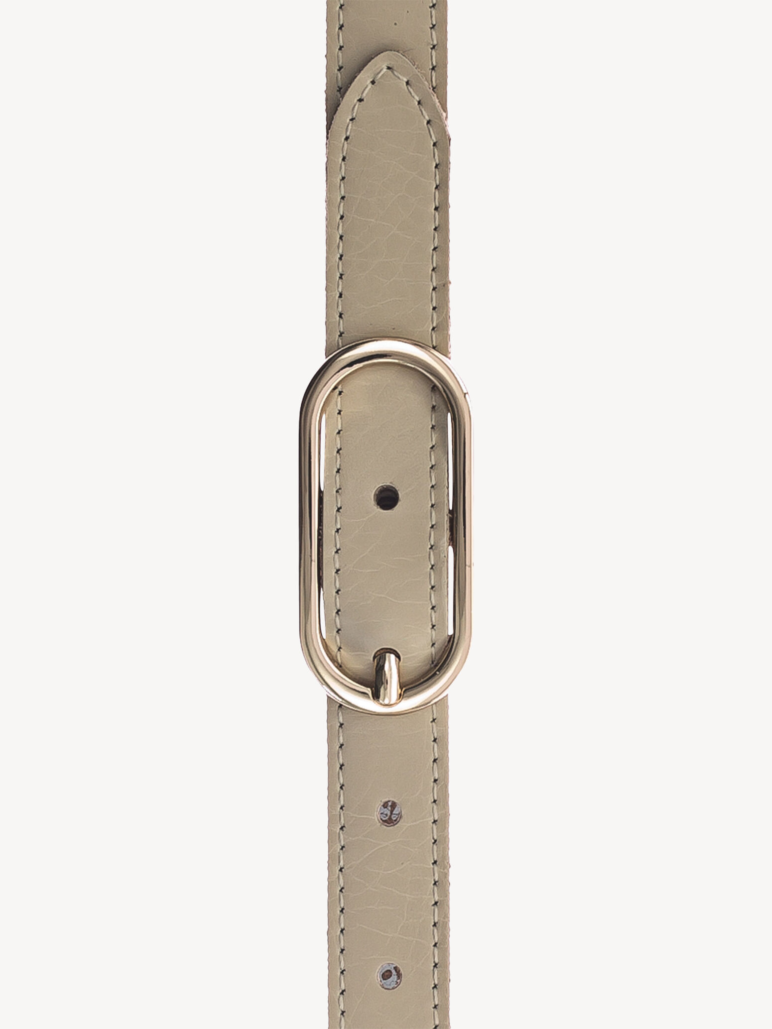 Ceinture en cuir - beige