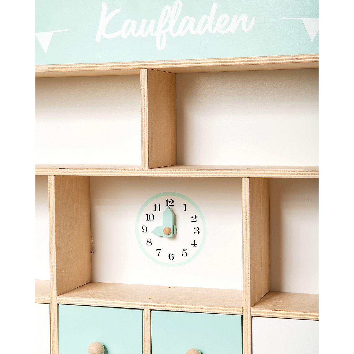 Kaufladen aus Holz, mint