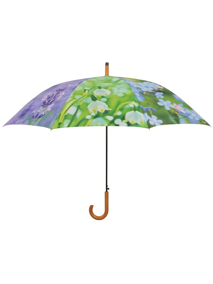 Esschert Design Stockregenschirm in Grün/Lila/Weiß/Braun günstig kaufen onesize