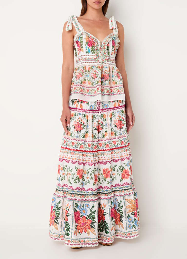 Farm Rio Top with floral print