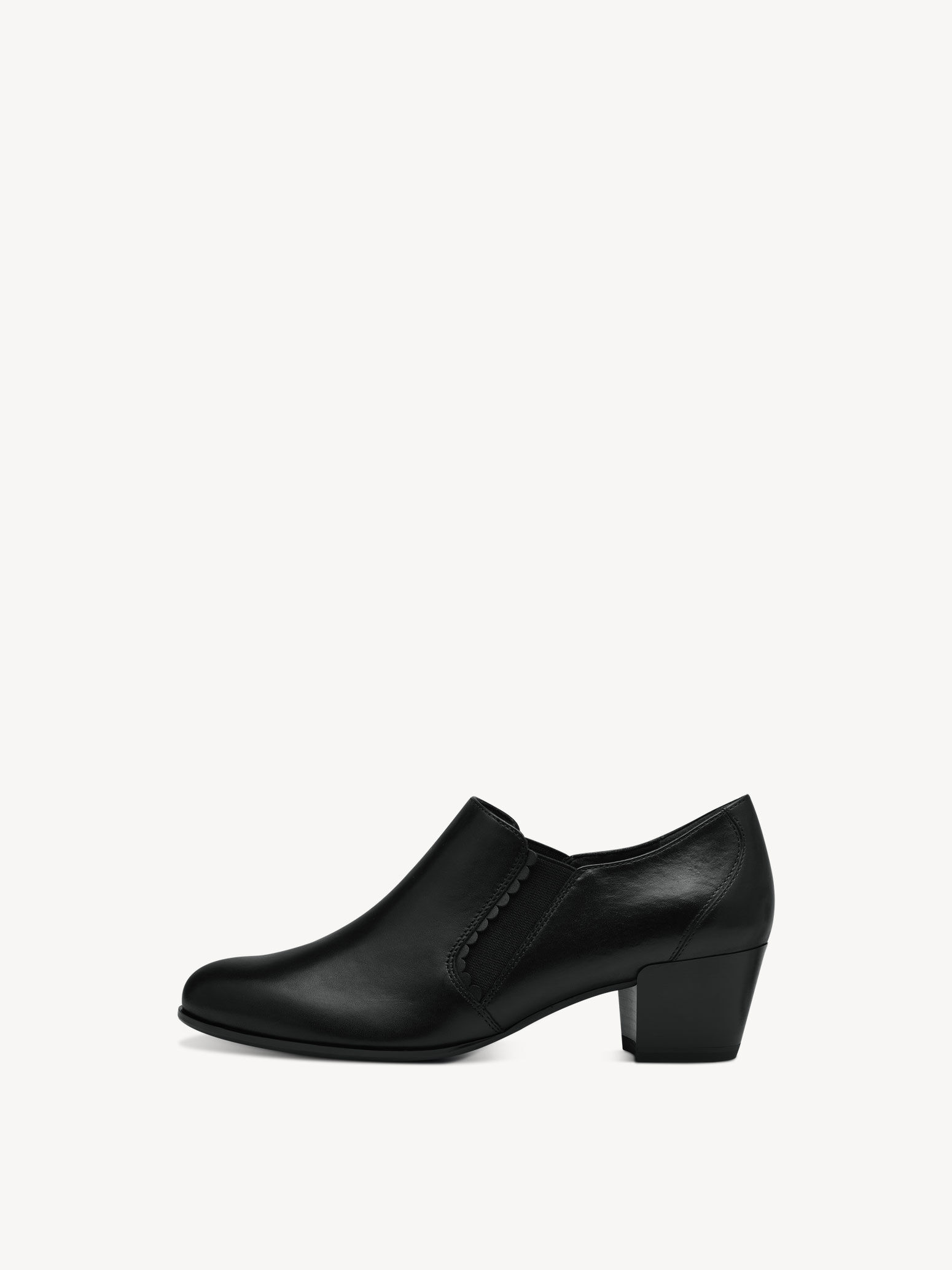 Trotteur en cuir - noir