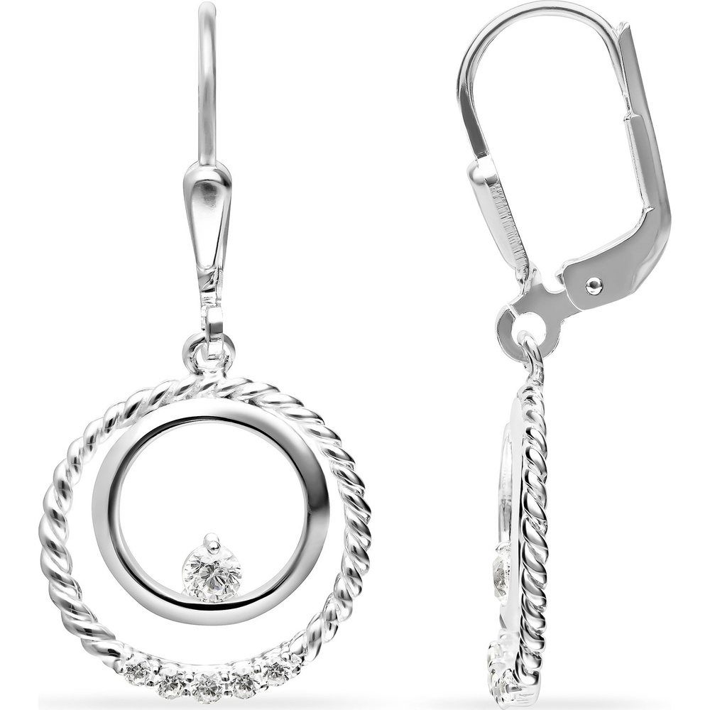 FAVS Boucles d'oreilles 925 Argent Boucles d'oreilles