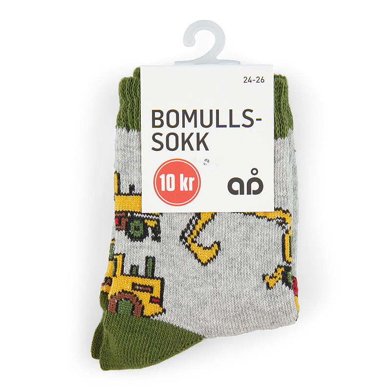 Time 2 Change Bomullssokk med motiv str 24/26