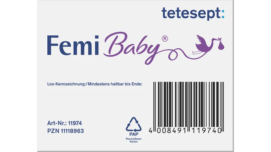tetesept Femi Baby® 30 Tabletten + 30 Kapseln