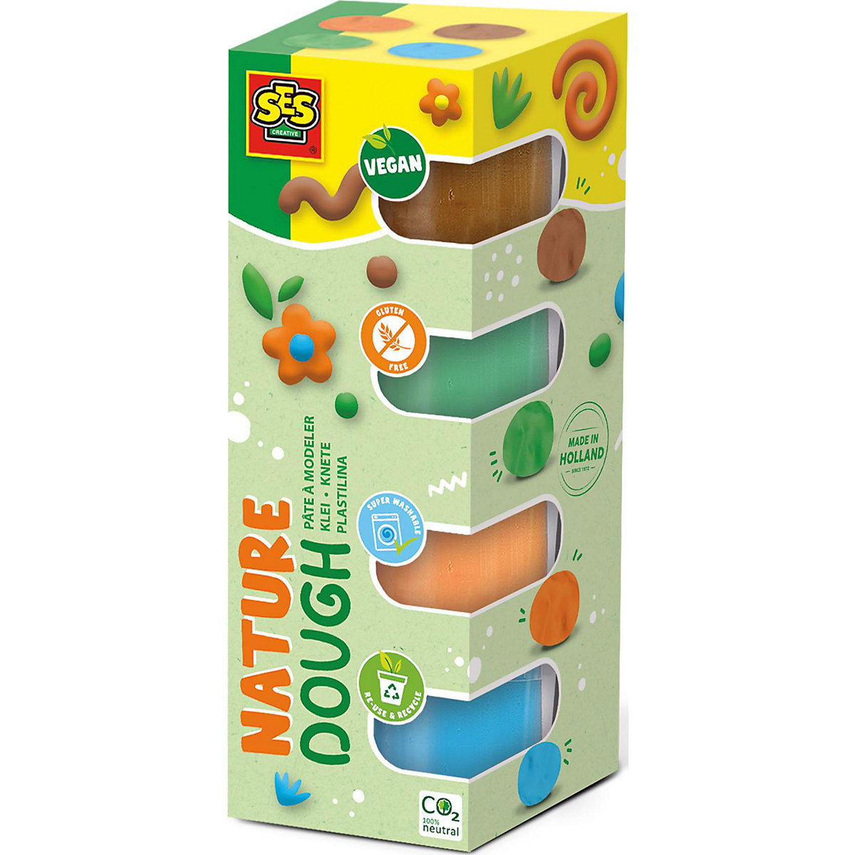 Feel good Knete - Nature (4x90gr)