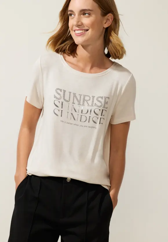 Street One T-Shirt mit Wordingprint