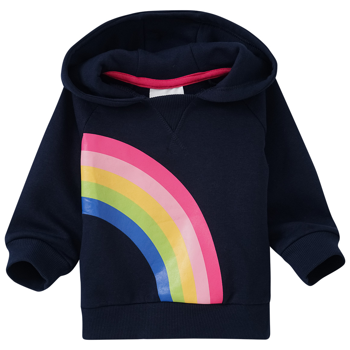 Baby Hoodie mit Regenbogen-Print