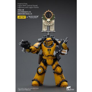 Warhammer The Horus Heresy Actionfigur: Imperial Fists - Legion MkIII Tactical Squad Legionary with Legion Vexilla
