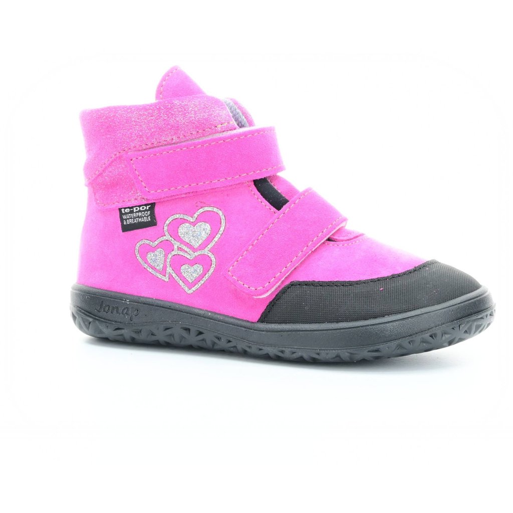 Jonap Jerry rosa Devon Herz Slim Barfuß-Stiefeletten