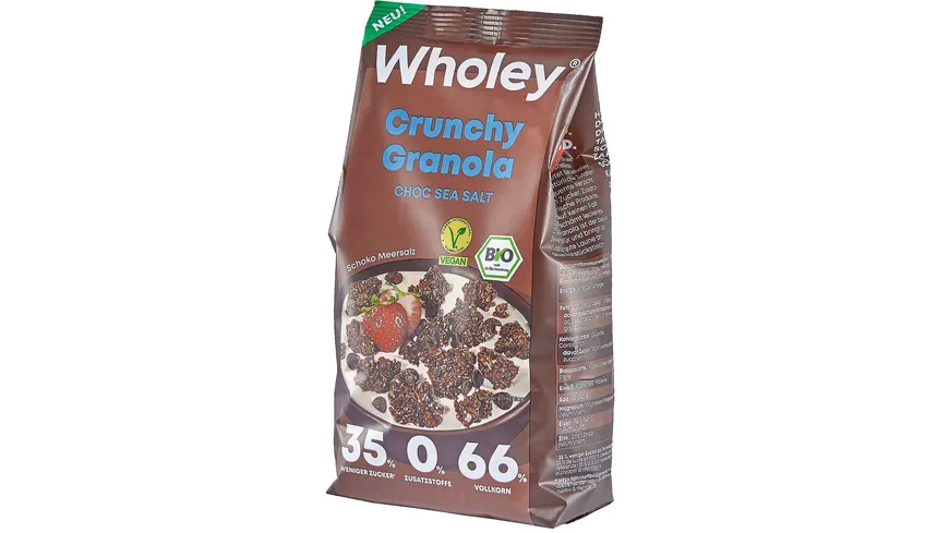 Wholey Bio Choc Sea Salt Granola 300 g