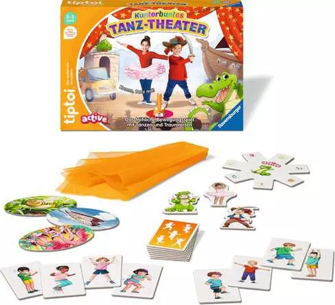 tiptoi® ACTIVE Kunterbuntes Tanz-Theater - Lernspiel ab 3 Jahren