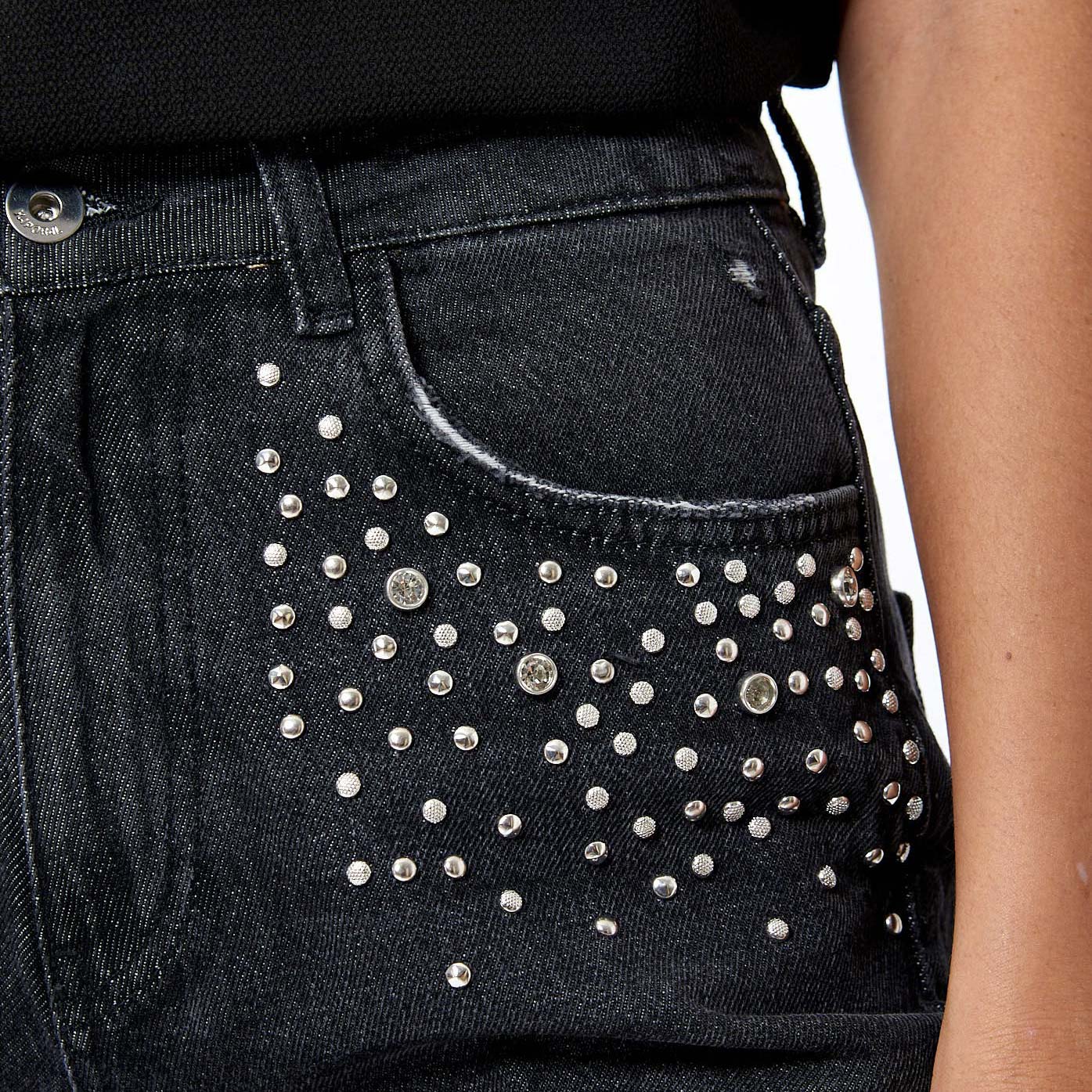 VENUM  Jean fantaisie mom Femme