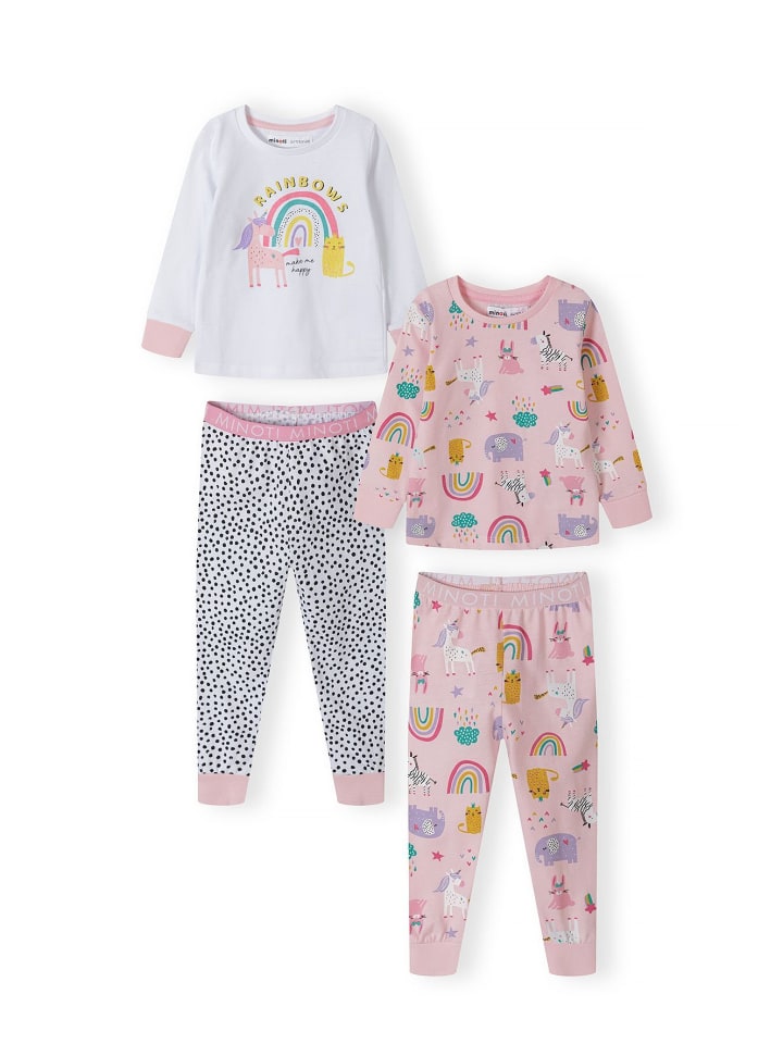 Minoti 2er-Set: Schlafanzug TG PYJ 45 in hellrosa günstig kaufen