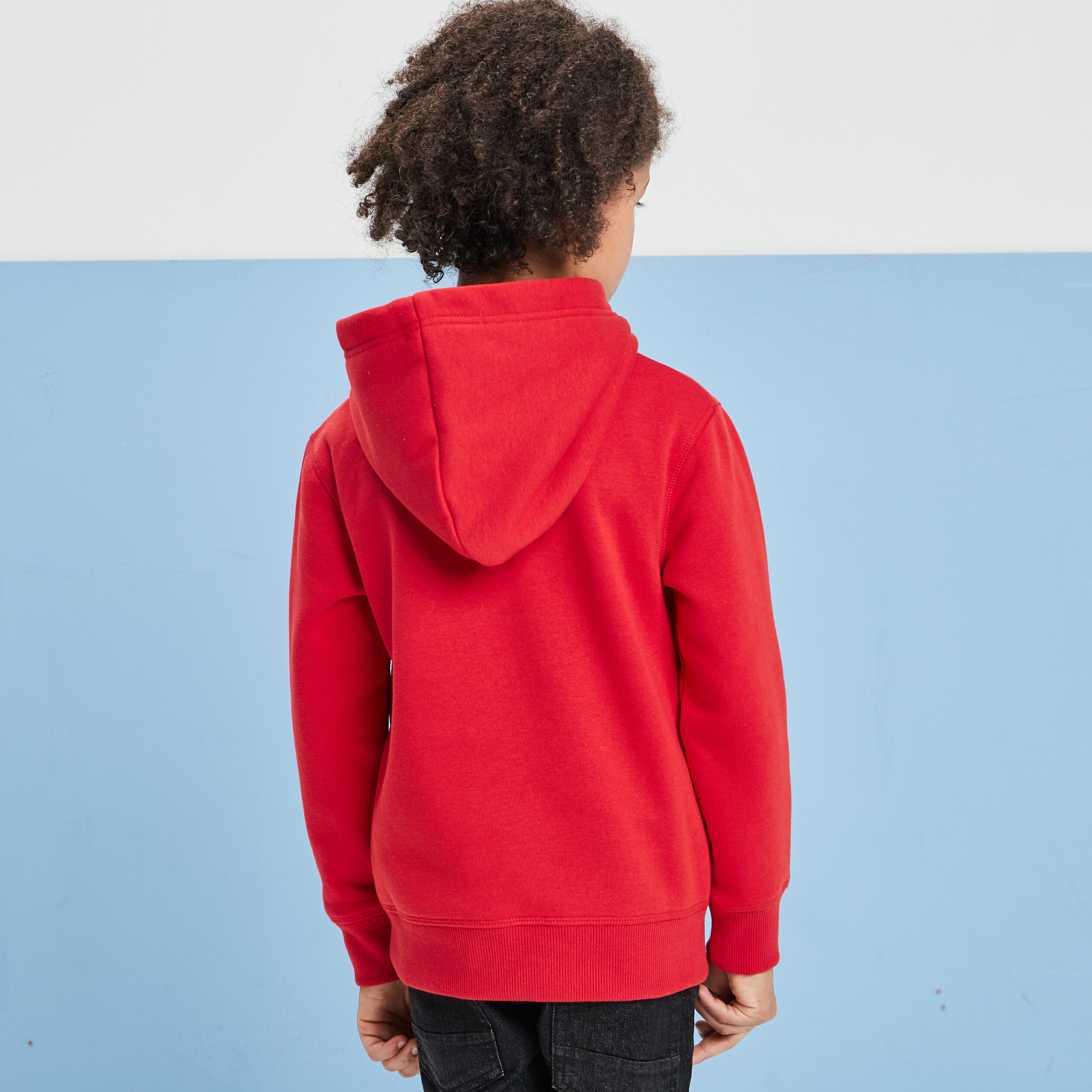 Sweat à capuche hoodie Creeks rouge garçon | La Halle