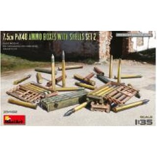 1:35 Dt. 7,5cm PaK40 Munitionskisten Set 2