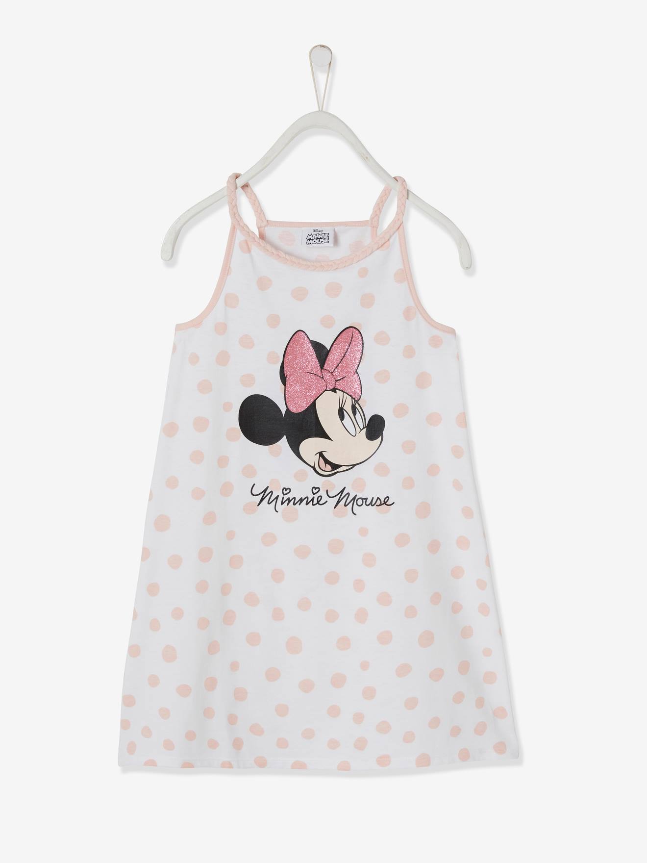 Minnie Kinder Sommerkleid Disney MINNIE MAUS - weiß bedruckt