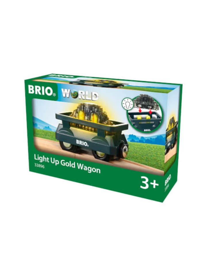 Brio Holzeisenbahn 63389600 Goldwaggon mit Licht günstig kaufen onesize