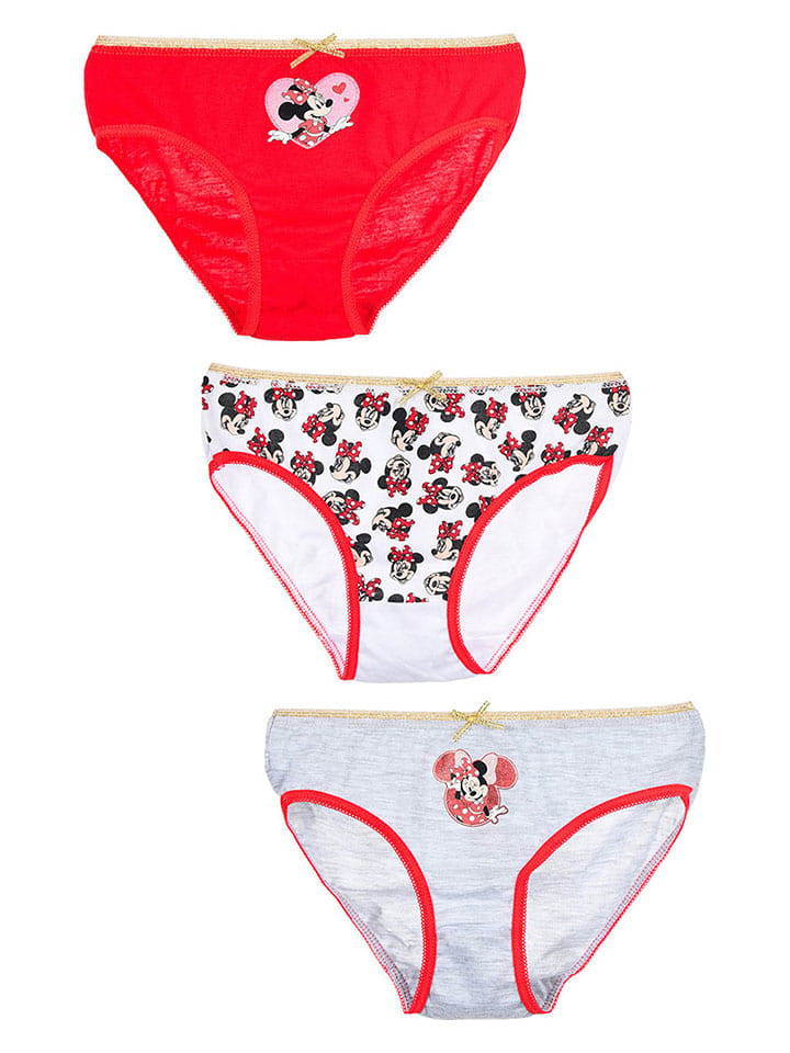 Disney Minnie Mouse 3er-Set: Slips 