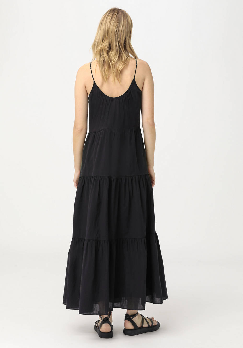 Crêpe-Kleid aus reiner Bio-Baumwolle
