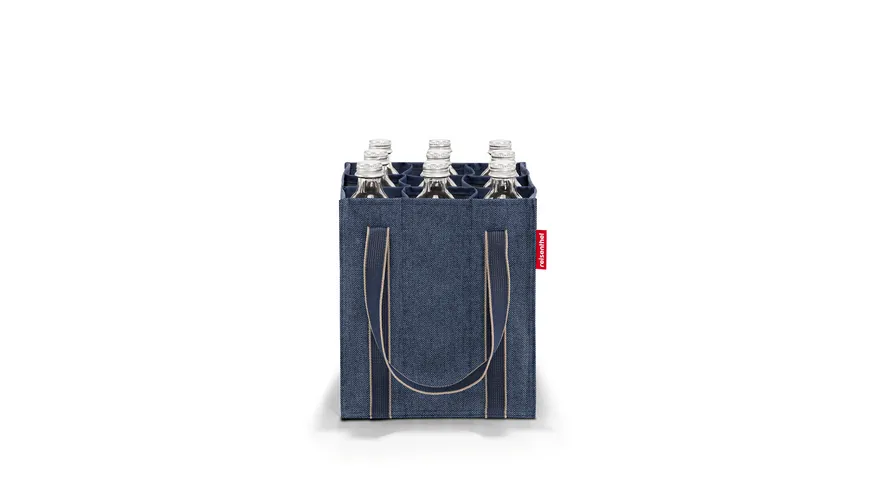reisenthel Bottlebag Herringbone dark blue