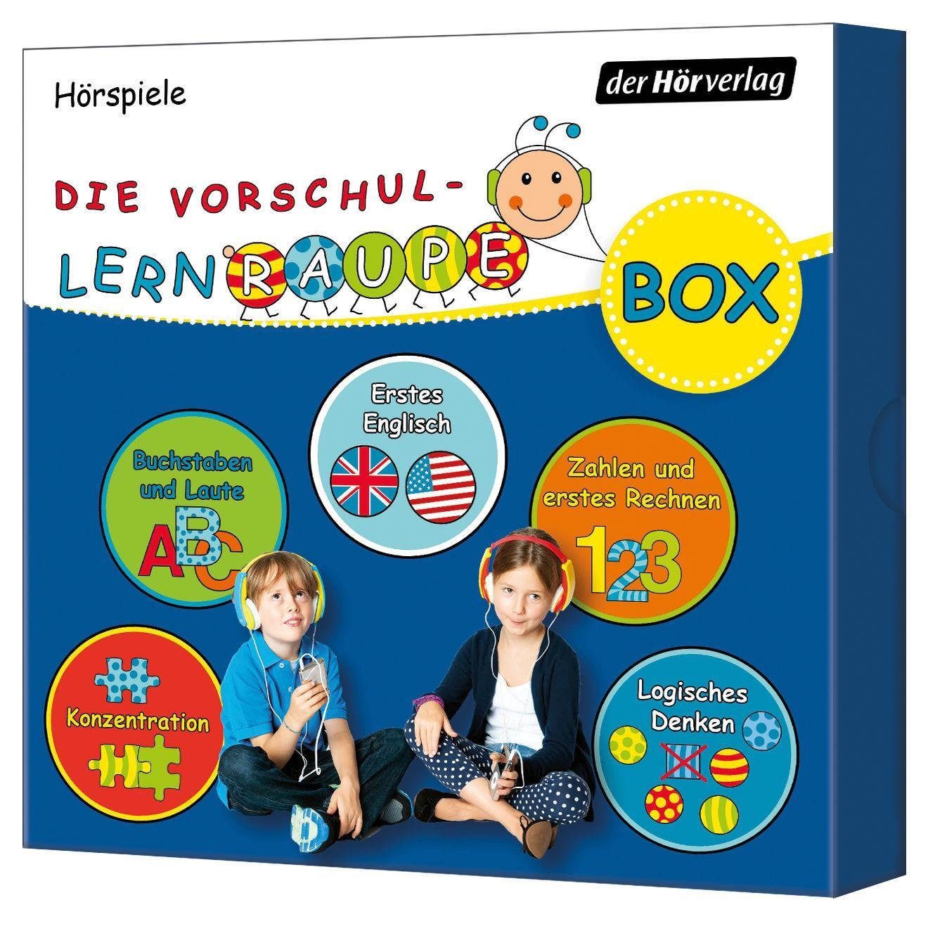 Der HörVerlag Hörspiel Die Vorschul-Lernraupen-Box
