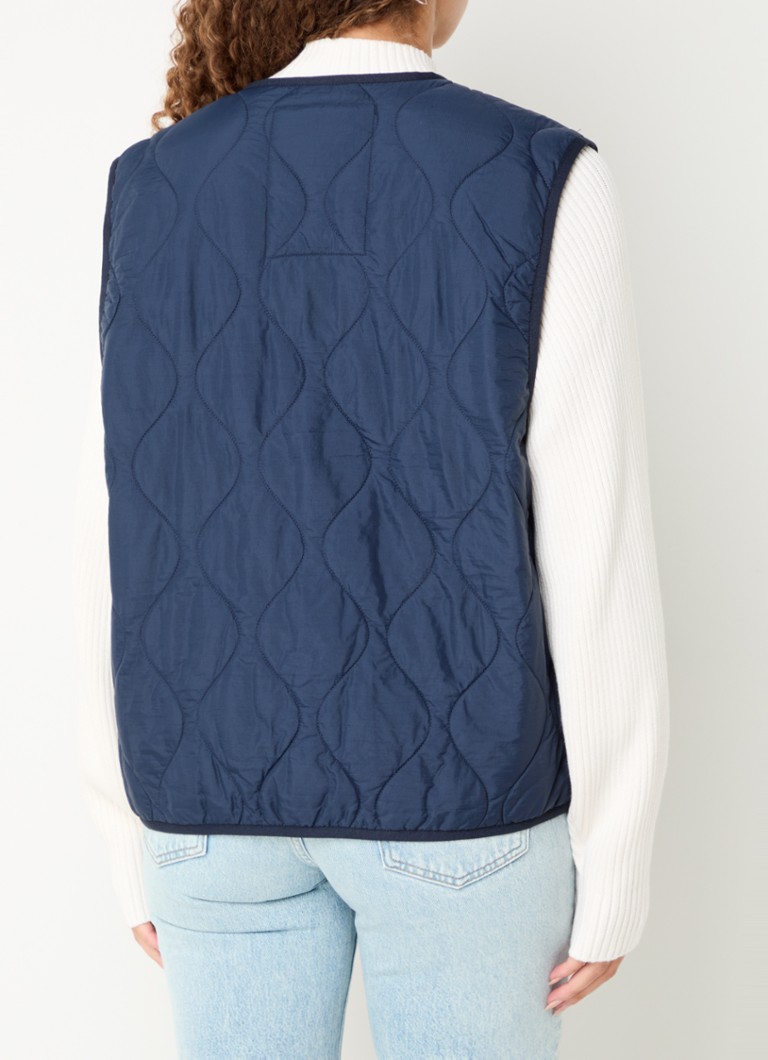 Vestă matlasată cu logo-ul Tommy Hilfiger