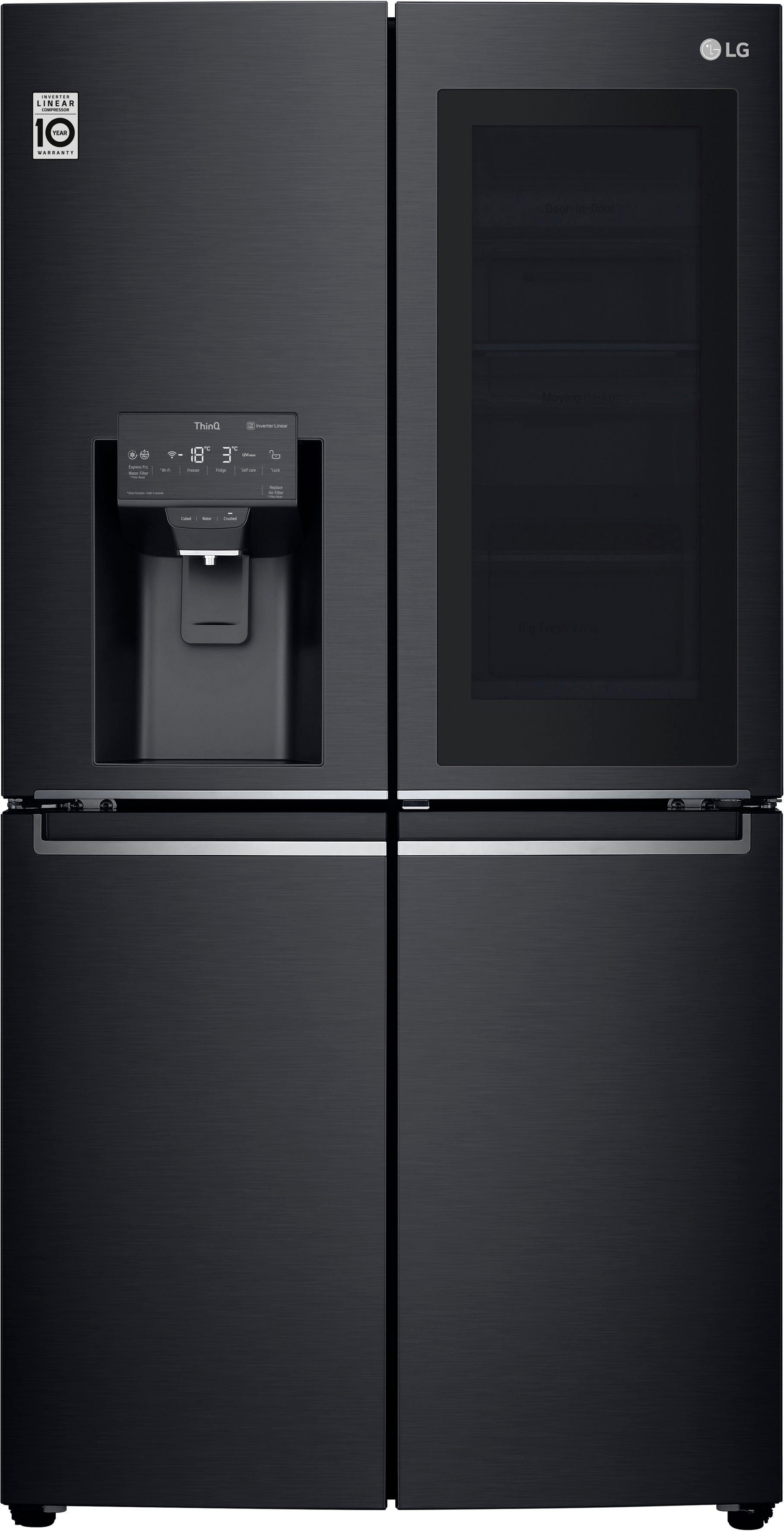 LG Multi Door GMX945MC9F, 179,3 cm hoch, 91,2 cm breit