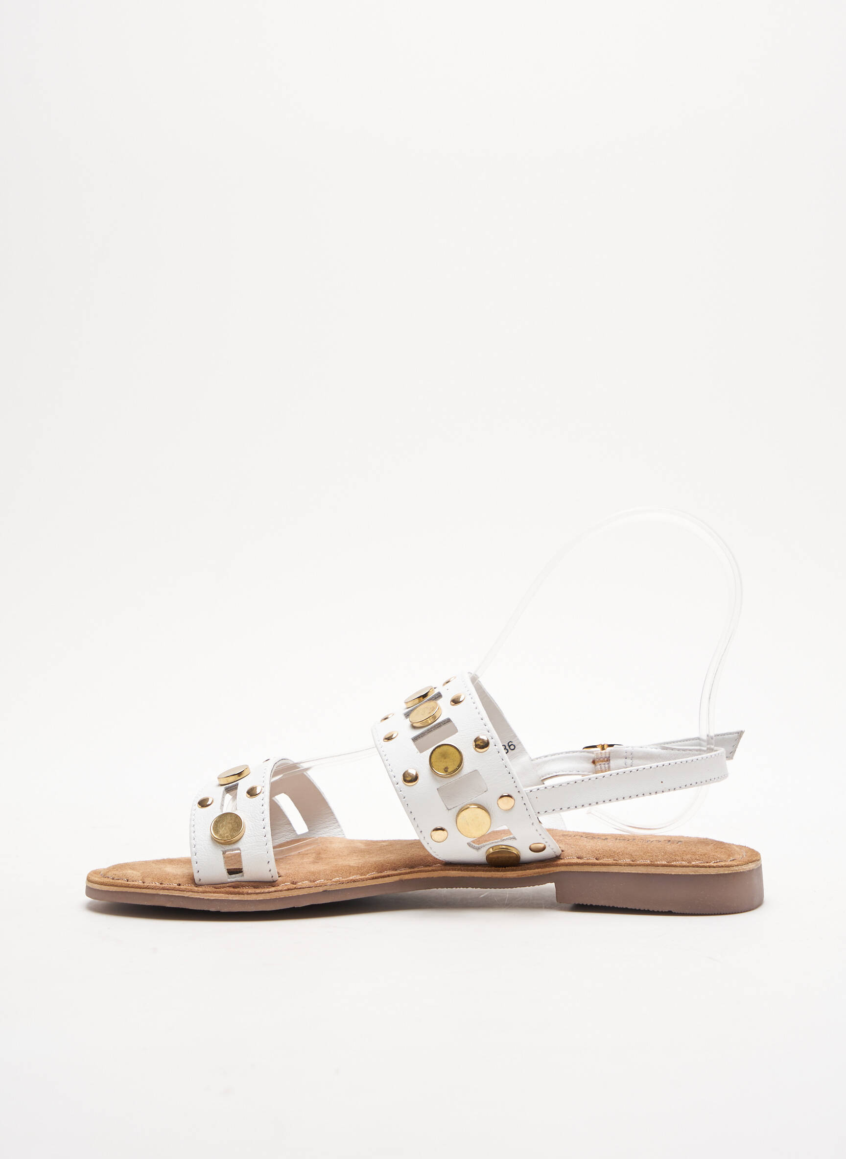 Elue Par Nous Sandales Nu Pieds Femme couleur blanc